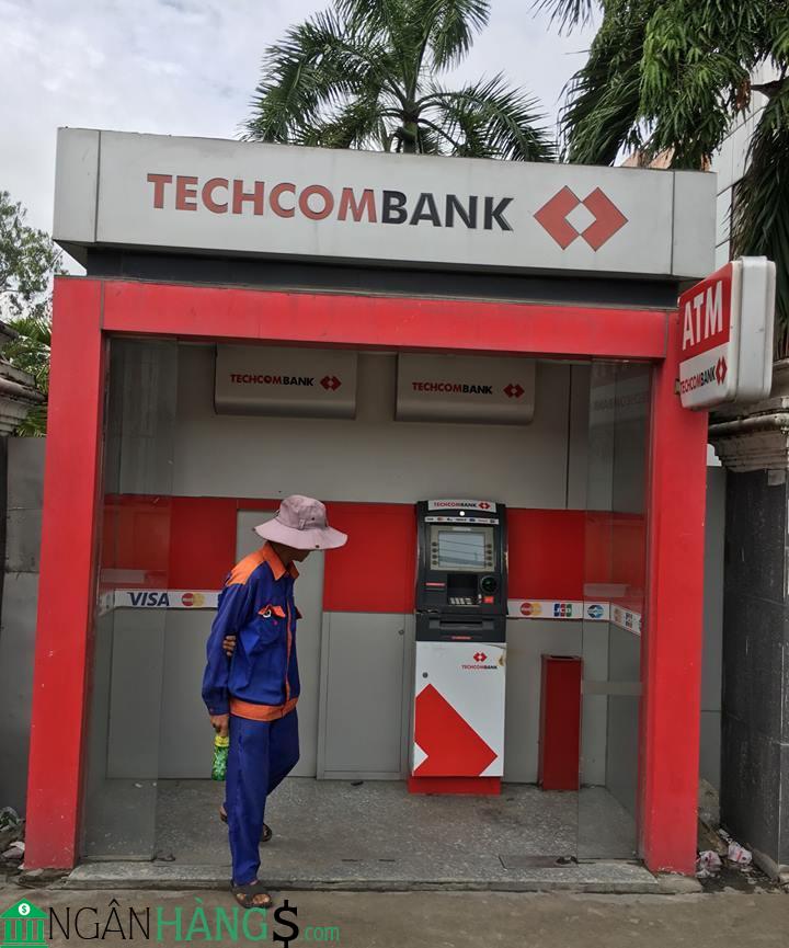 Ảnh Cây ATM ngân hàng Kỹ Thương Techcombank Ký túc xá Sinh viên Lào 1