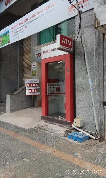 Ảnh Cây ATM ngân hàng Kỹ Thương Techcombank Bệnh viện hữu nghị Việt Xô 1