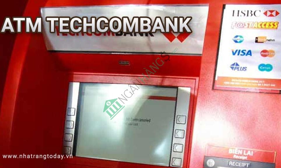 Ảnh Cây ATM ngân hàng Kỹ Thương Techcombank Xí Nghiệp xe khách 10-10 1