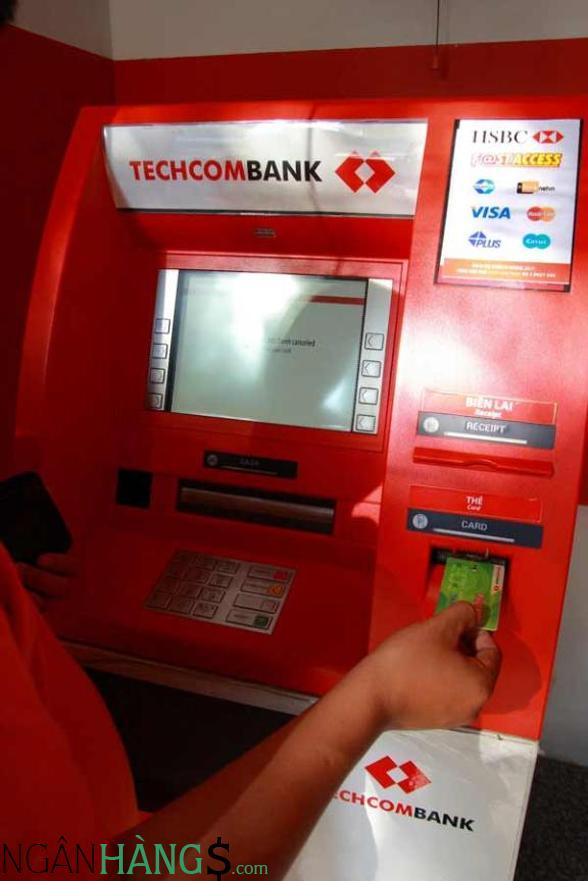 Ảnh Cây ATM ngân hàng Kỹ Thương Techcombank Bưu điện KCN Tiên Sơn 1