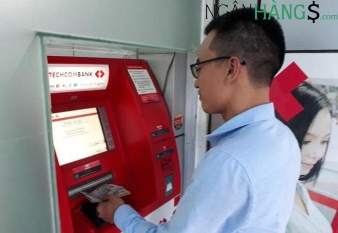 Ảnh Cây ATM ngân hàng Kỹ Thương Techcombank Dệt may 29-3 1