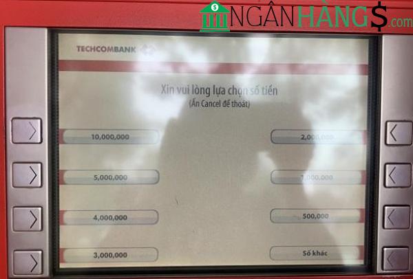 Ảnh Cây ATM ngân hàng Kỹ Thương Techcombank Công ty Giầy Alena 2 1